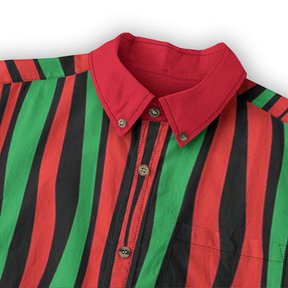 "The Low End"  Casual Lapel Long Sleeve Shirt Button-Up