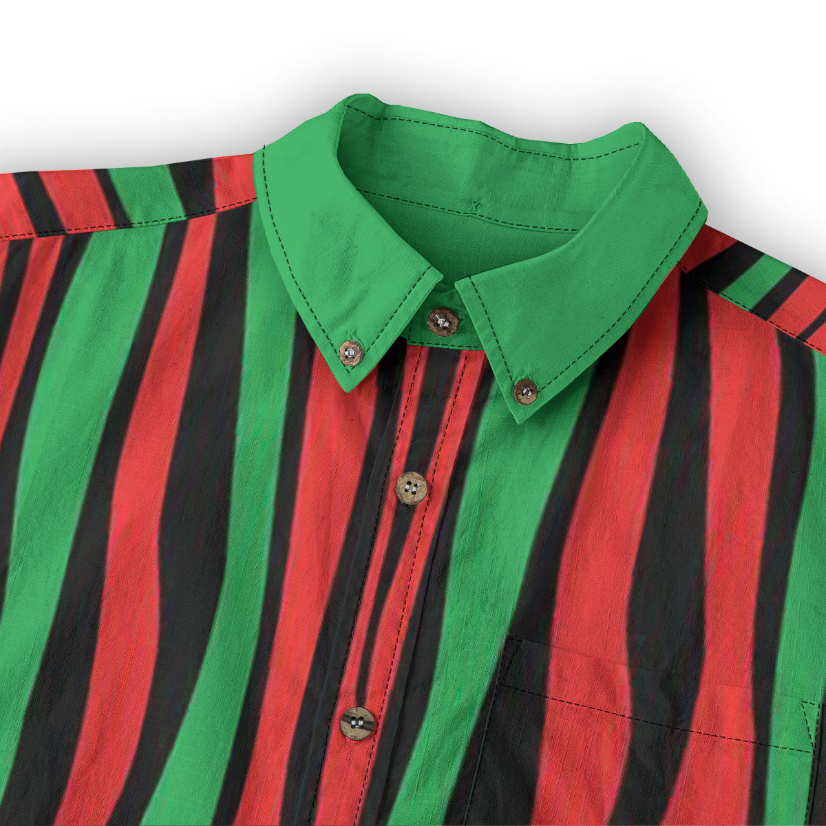 "The Low End"  Casual Lapel Long Sleeve Shirt Button-Up