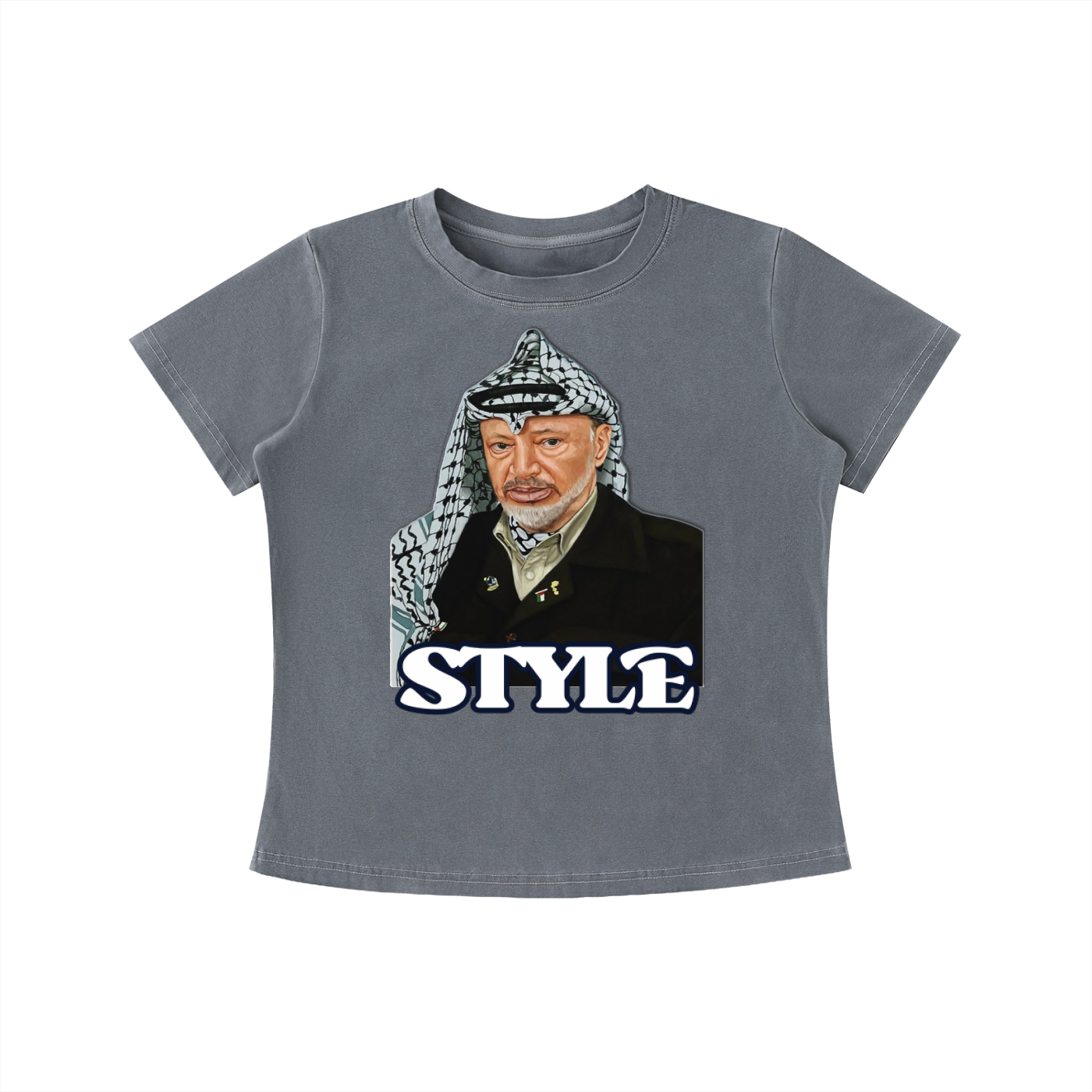 "PLO Style" Vintage Wash Slim Fit T-shirt