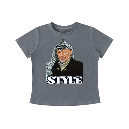 "PLO Style" Vintage Wash Slim Fit T-shirt
