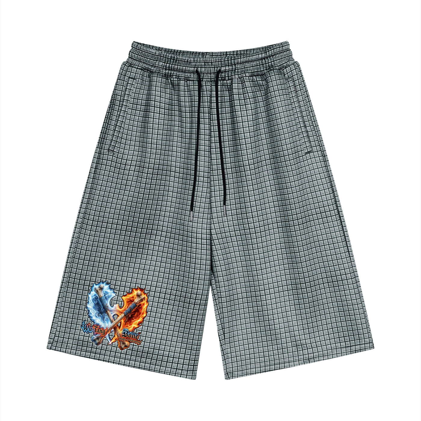 PYN™ "The Final Chamber" Plaid Drawstring Short Set