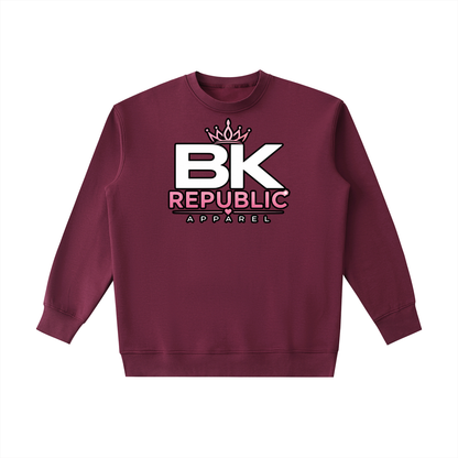 "Brooklyn Republic Essentials" Women's Block Party Heavyweight Crewneck Sweatshirt