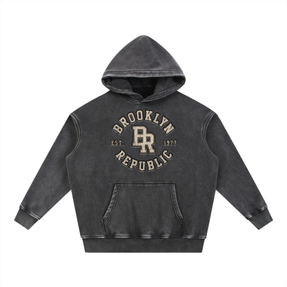Brooklyn Republic Essentials™ Snow Wash Fleece Oversize Hoodie