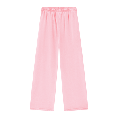 PYN™ "Pretty Girls Love Wu" Women's Mineral Wash Straight Sweatpants