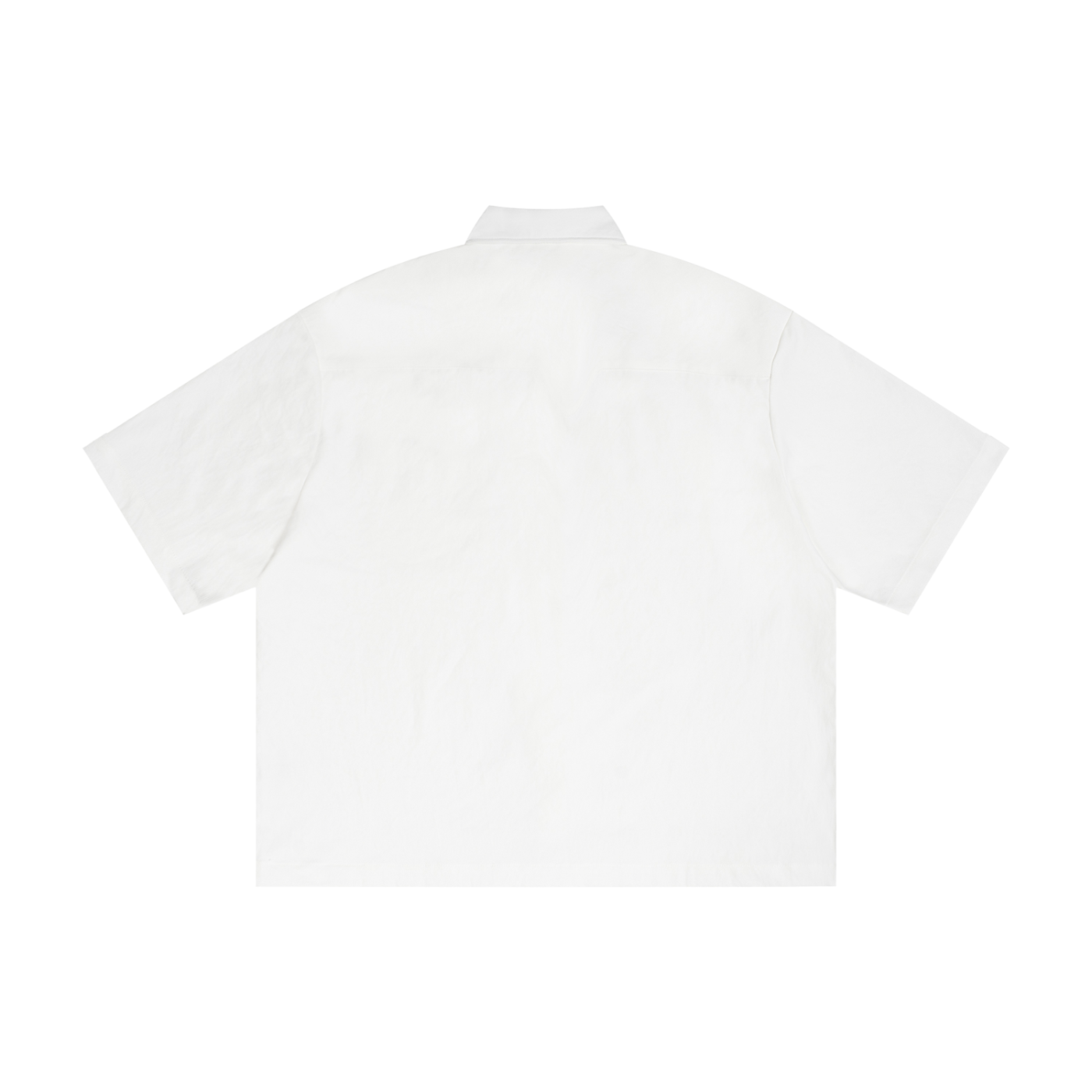 "Brooklyn Republic Essentials" Boxy Heavyweight Short Sleeve Button-Up