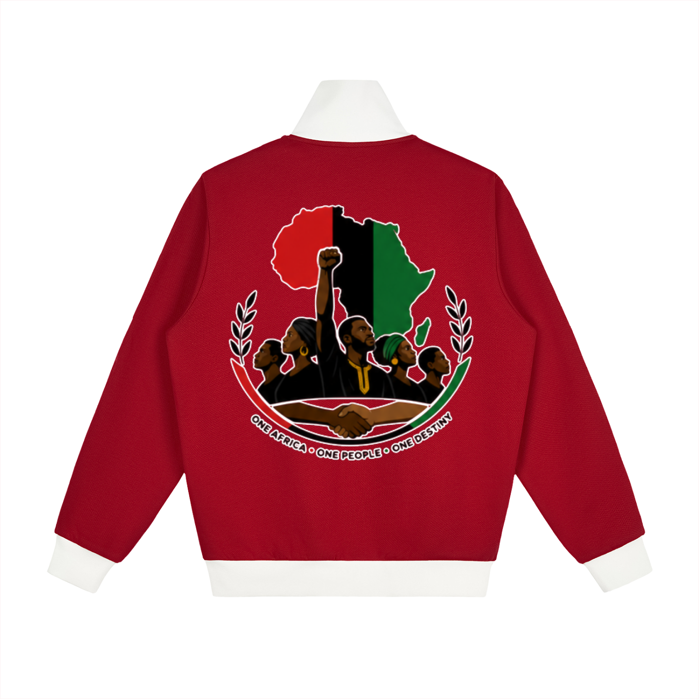 "One Voice" Contrast Fleece Track Jacket
