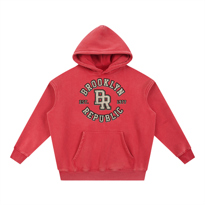 Brooklyn Republic Essentials™ Snow Wash Fleece Oversize Hoodie