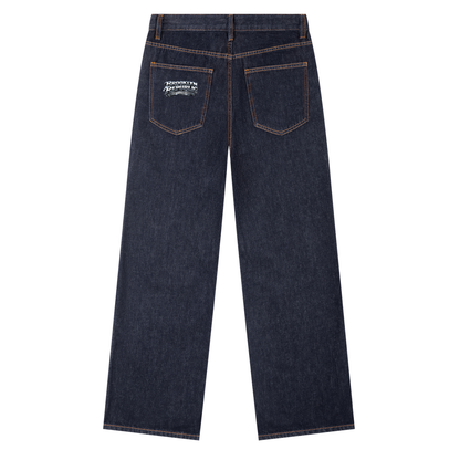 "Brooklyn Republic Essentials" Heavyweight Straight Leg Denim Jeans