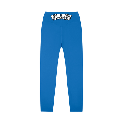 "Worldwide Underground" High-Waisted Yoga Leggings