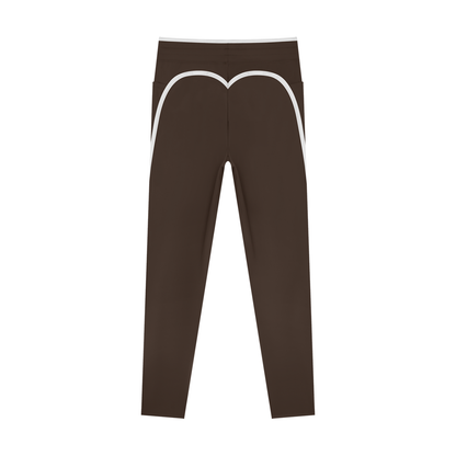 "Brooklyn Republic Essentials" Women’s Color Block Yoga Leggings