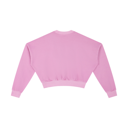 "Black Girl Magic" Vintage Washed Cropped Sweatshirt