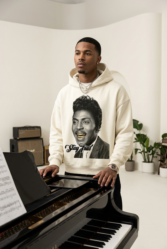 "Richard Penniman" Heavyweight Hidden Pocket Fleece Hoodie