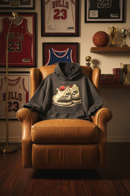"AJ 3" Heavyweight Sunfade Oversized Hoodie