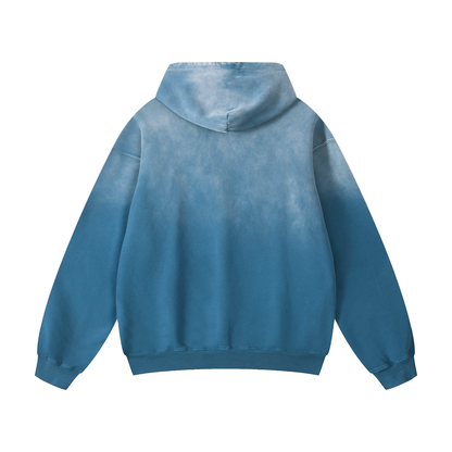 "NY FOREVER" Heavyweight Sunfade Oversized Hoodie