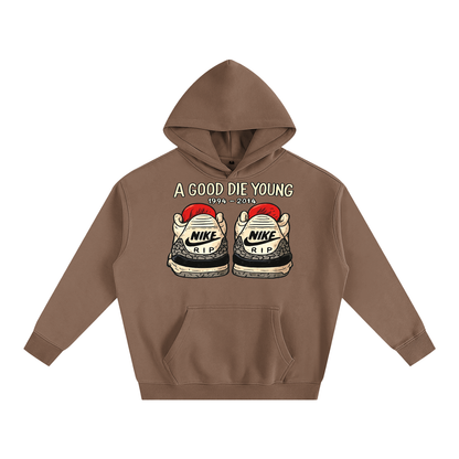"FOREVER YOUNG" Oversize Fleeced Hoodie