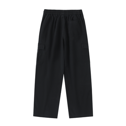 "War of the Roses" Men's Drawstring Waist Straight-Leg Cargo Pants