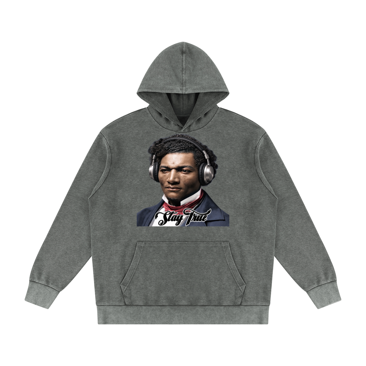 "Freddie's Dead" Mineral Wash Oversized Hoodie