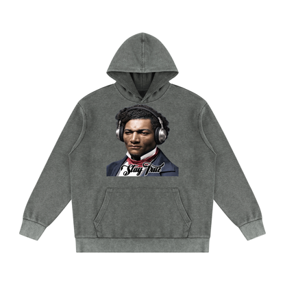 "Freddie's Dead" Mineral Wash Oversized Hoodie
