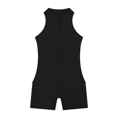 Brooklyn Republic Essentials™ Women’s Quarter-Zip Yoga Romper