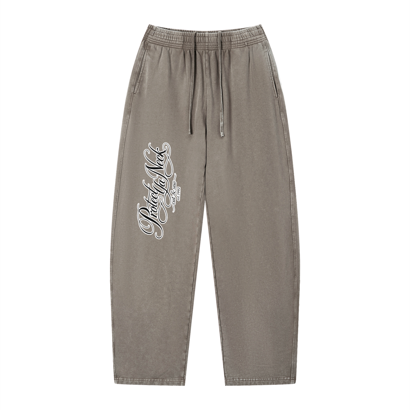 PYN™ x BKRP™ "Cut & Sew" Vintage Wash Loose Sweatpants