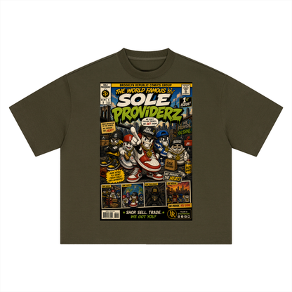 "The World Famous Sole Providerz" Boxy Oversized T-Shirt
