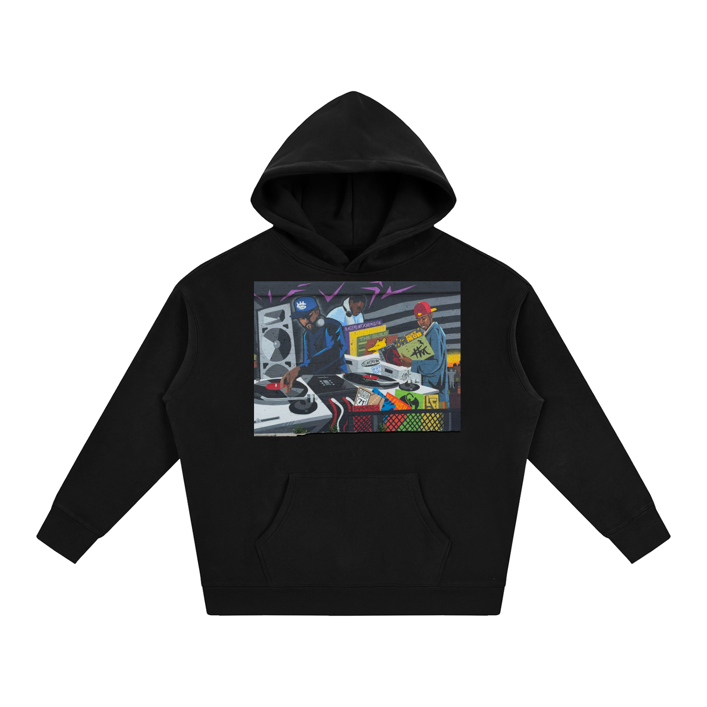 "CHUGHES 4 EVA" Oversize Fleeced Hoodie