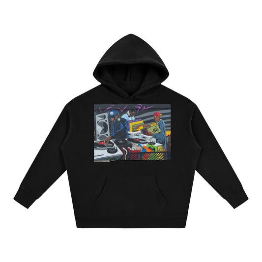 "CHUGHES 4 EVA" Oversize Fleeced Hoodie