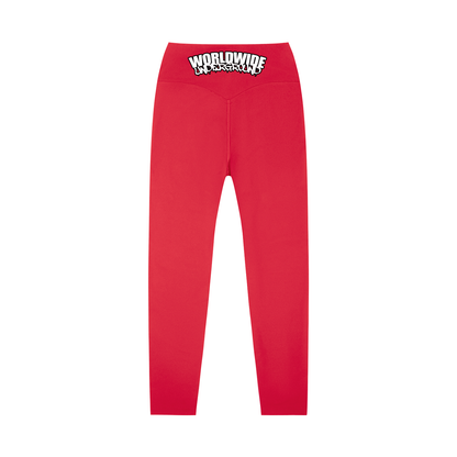 "Worldwide Underground" High-Waisted Yoga Leggings