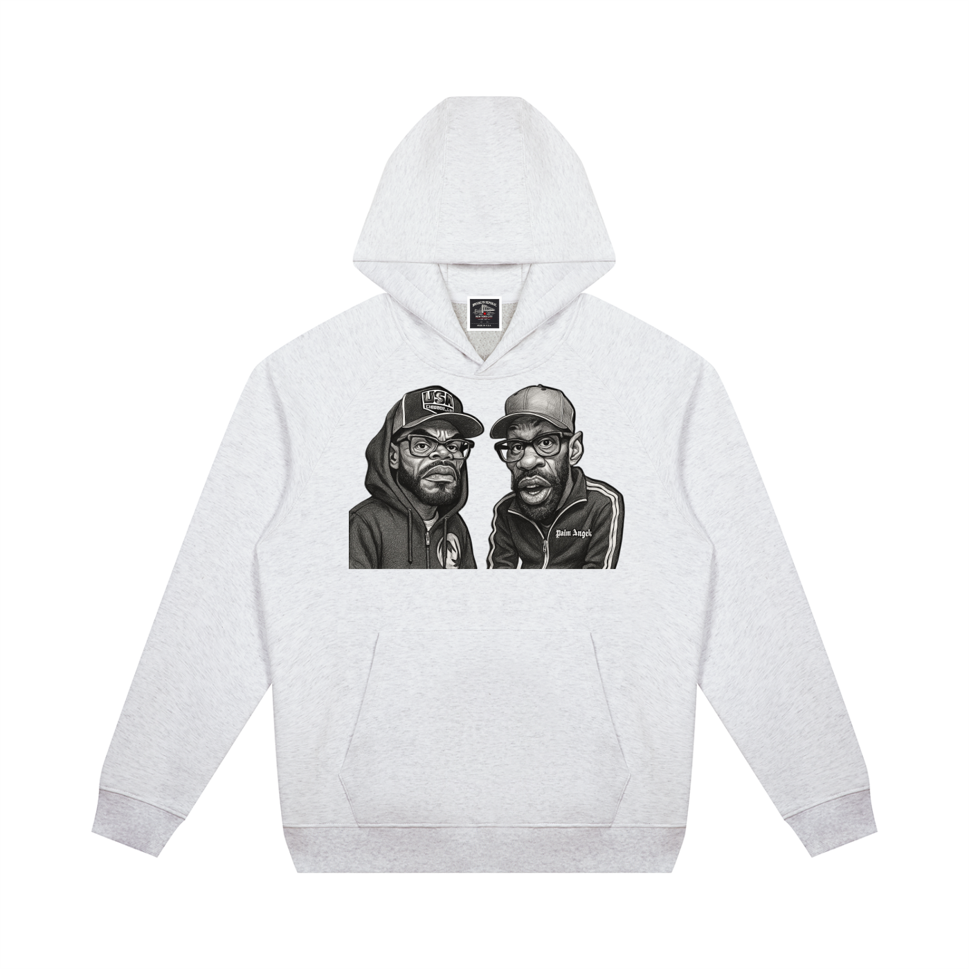 "How High" Oversized Raglan Pullover Hoodie