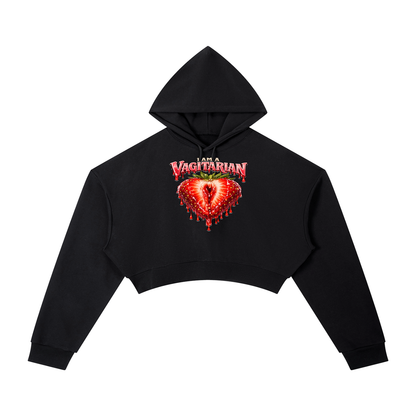 “Vagetarian” Essential Cropped Hoodie