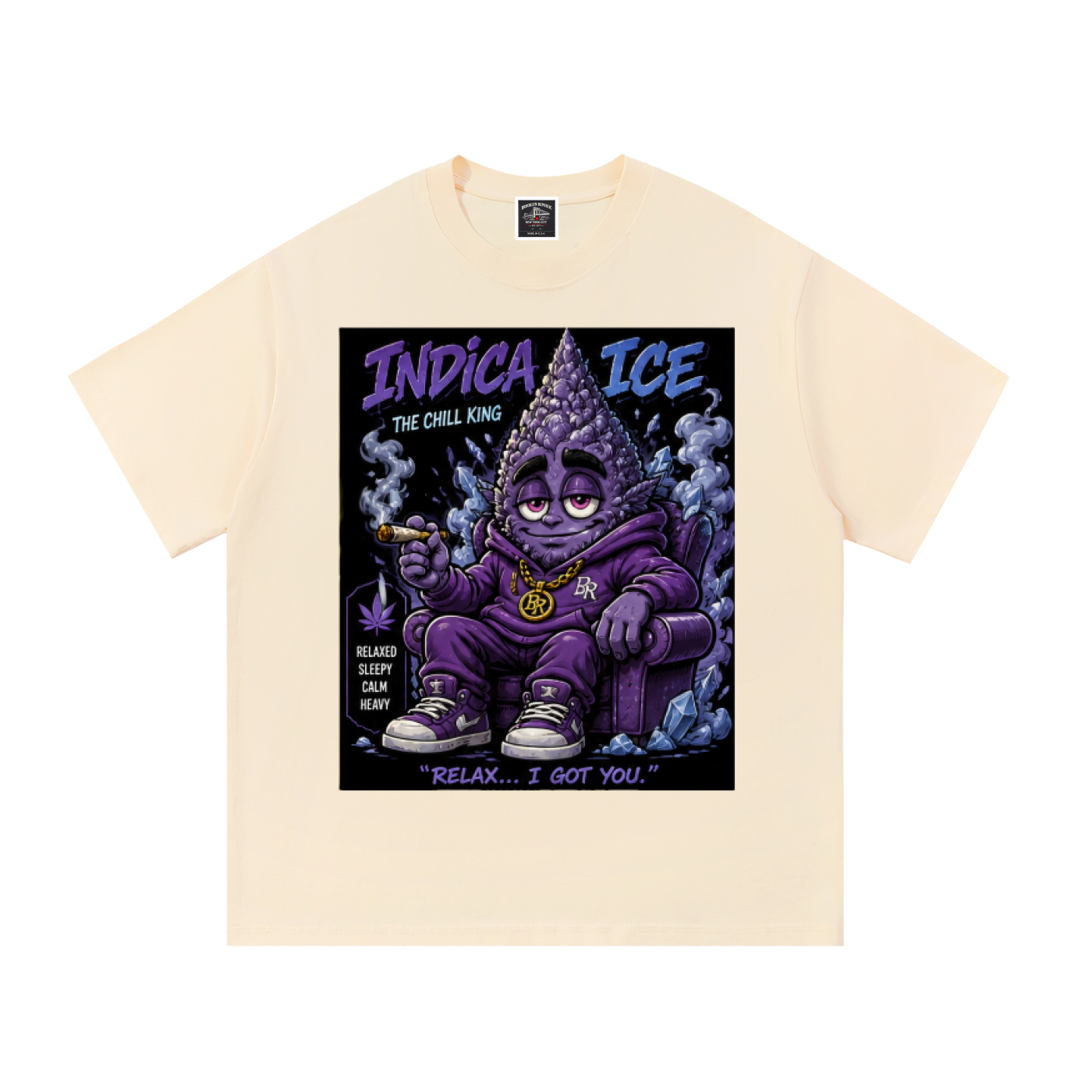 Sparksky & Dutch™ "Indica Ice" Cotton T-Shirt