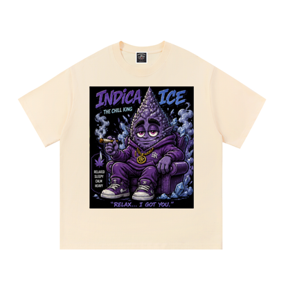 Sparksky & Dutch™ "Indica Ice" Cotton T-Shirt