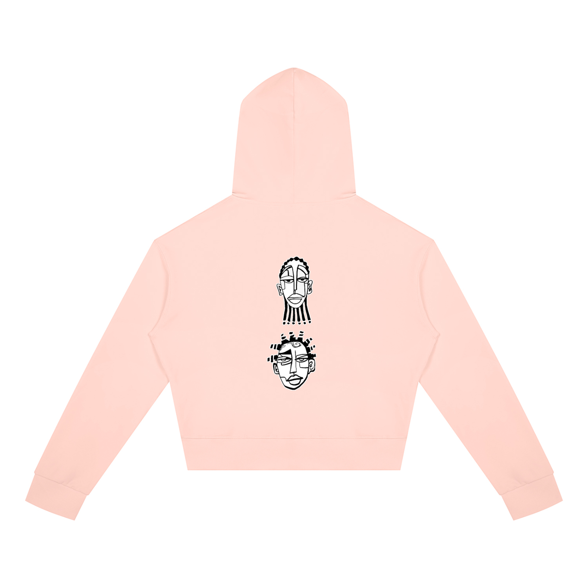 "Nappily Ever After" Women's Crop Full Zip Hoodie