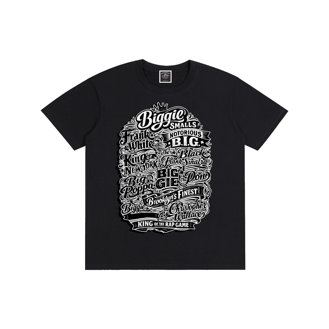 "The Black Frank White" Cotton Unisex T-Shirt
