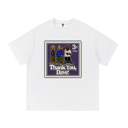 "Thank you, Dave" Postal Stamp Cotton T-Shirt