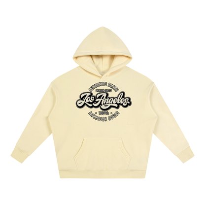 “LA Denim Mfg.” Oversize Fleeced Hoodie