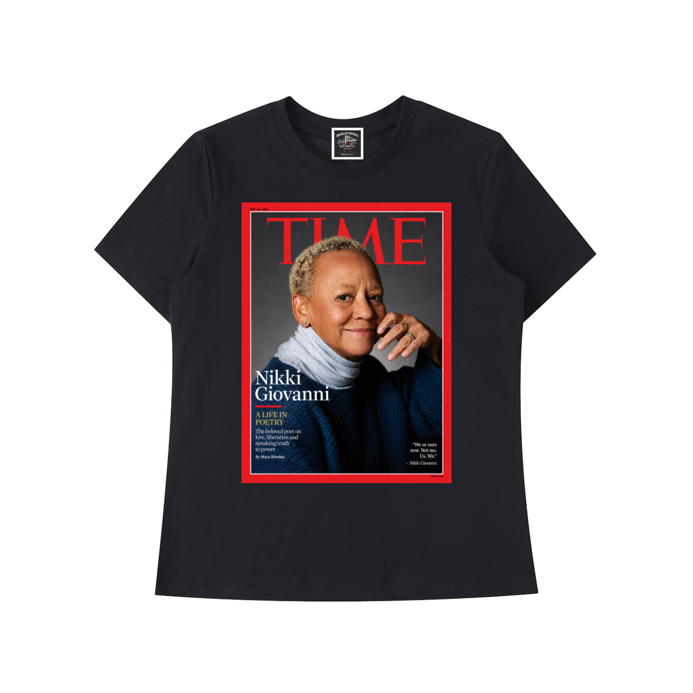 "Nikki Giovanni" Women's Cotton T-Shirt