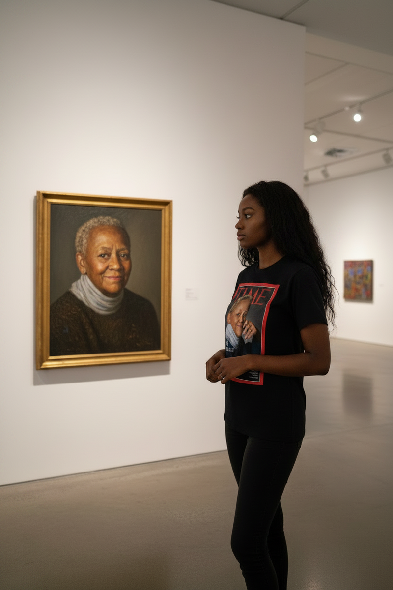 Sankofa™ "Nikki Giovanni" Women's Cotton T-Shirt