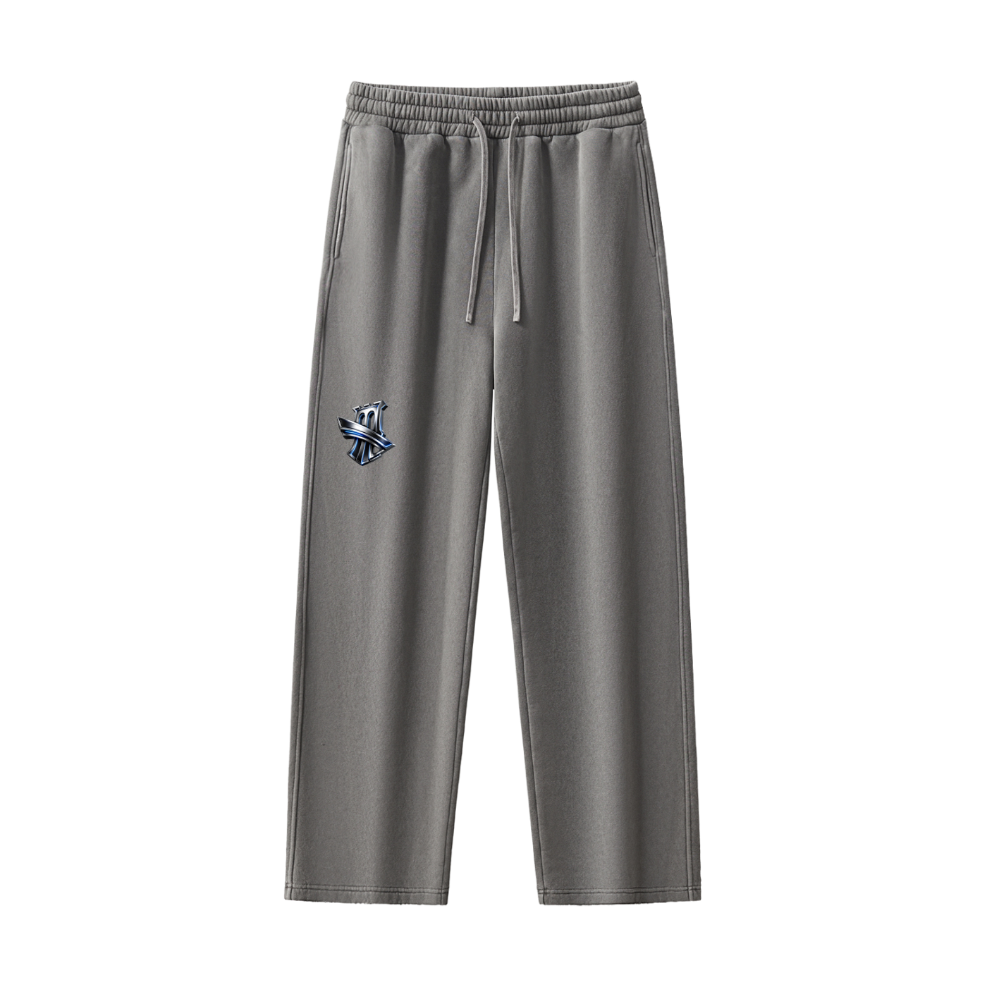 "Brooklyn Republic" Frayed Enzyme Washed Fleece Sweatpants