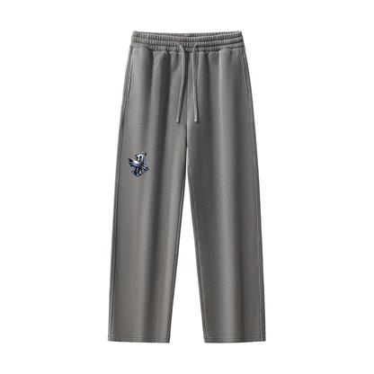 "Brooklyn Republic" Frayed Enzyme Washed Fleece Sweatpants