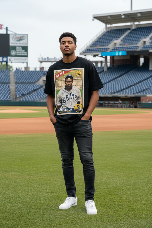 Sankofa™ "Josh Gibson" Cotton T-Shirt