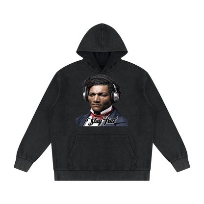 "Freddie's Dead" Mineral Wash Oversized Hoodie