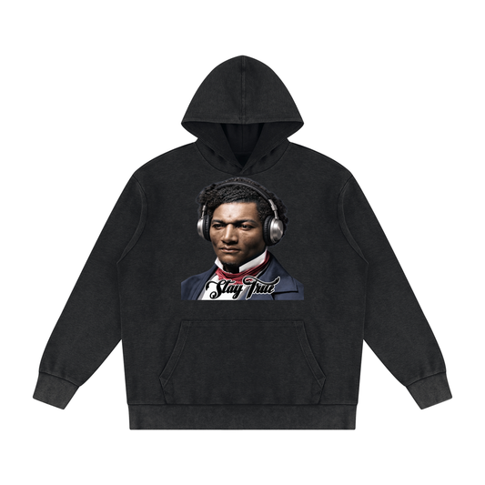 "Freddie's Dead" Mineral Wash Oversized Hoodie