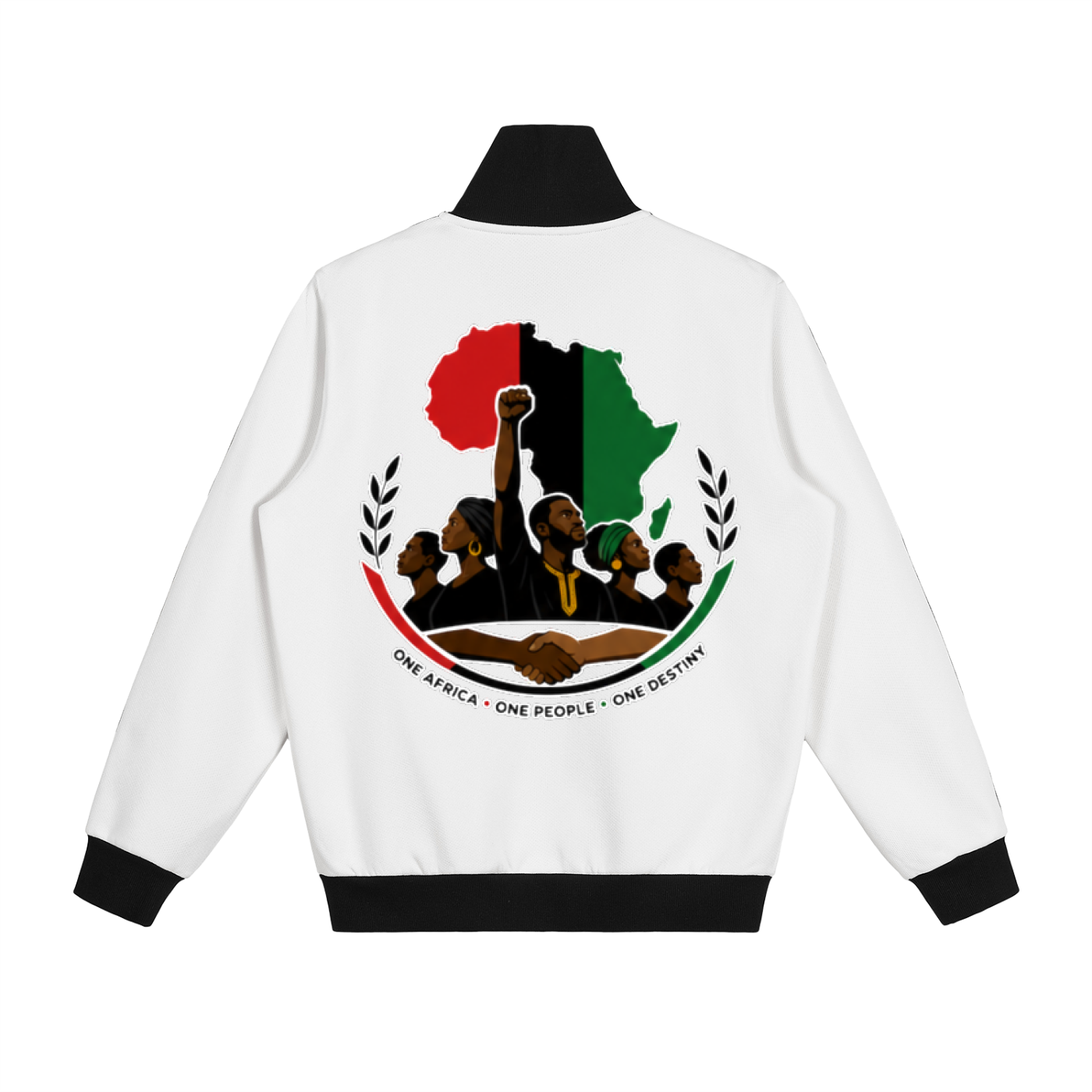 "One Voice" Contrast Fleece Track Jacket