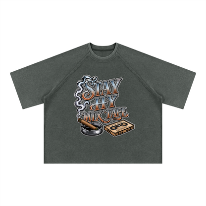 Basement Kemist™ “Hy Tymez” Mineral Wash Boxy Waffle Set by BK Republic