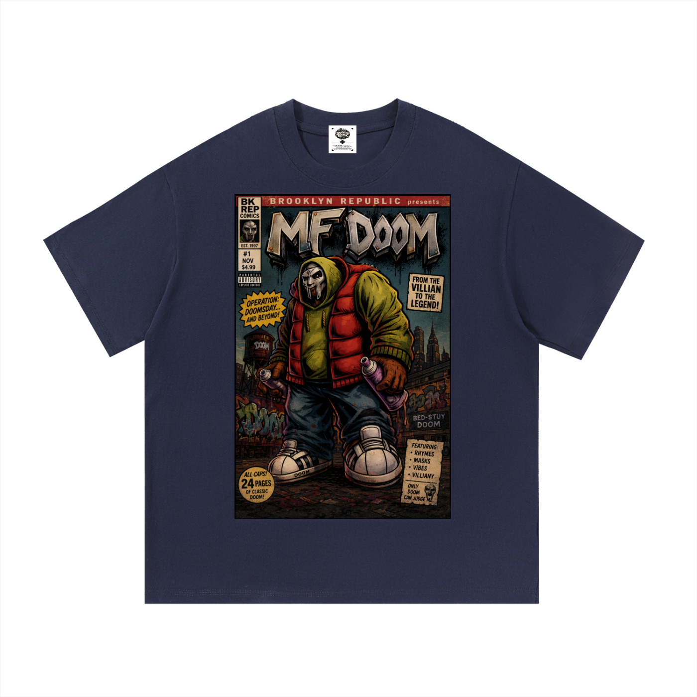 "The Adventures of MF Doom" Cotton T-Shirt
