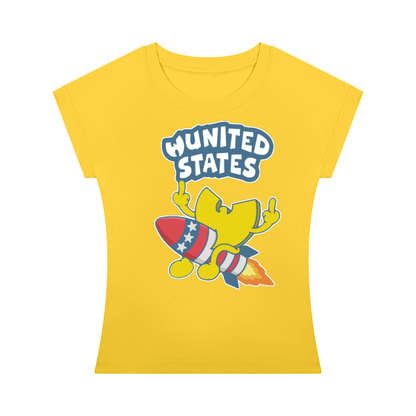 PYN™ "WUSA" Women’s Slim Raglan T-Shirt