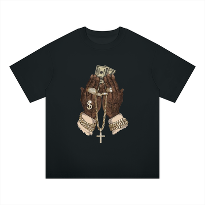 "In God We Trust/Lust" Oversized Drop Shoulder T-Shirt