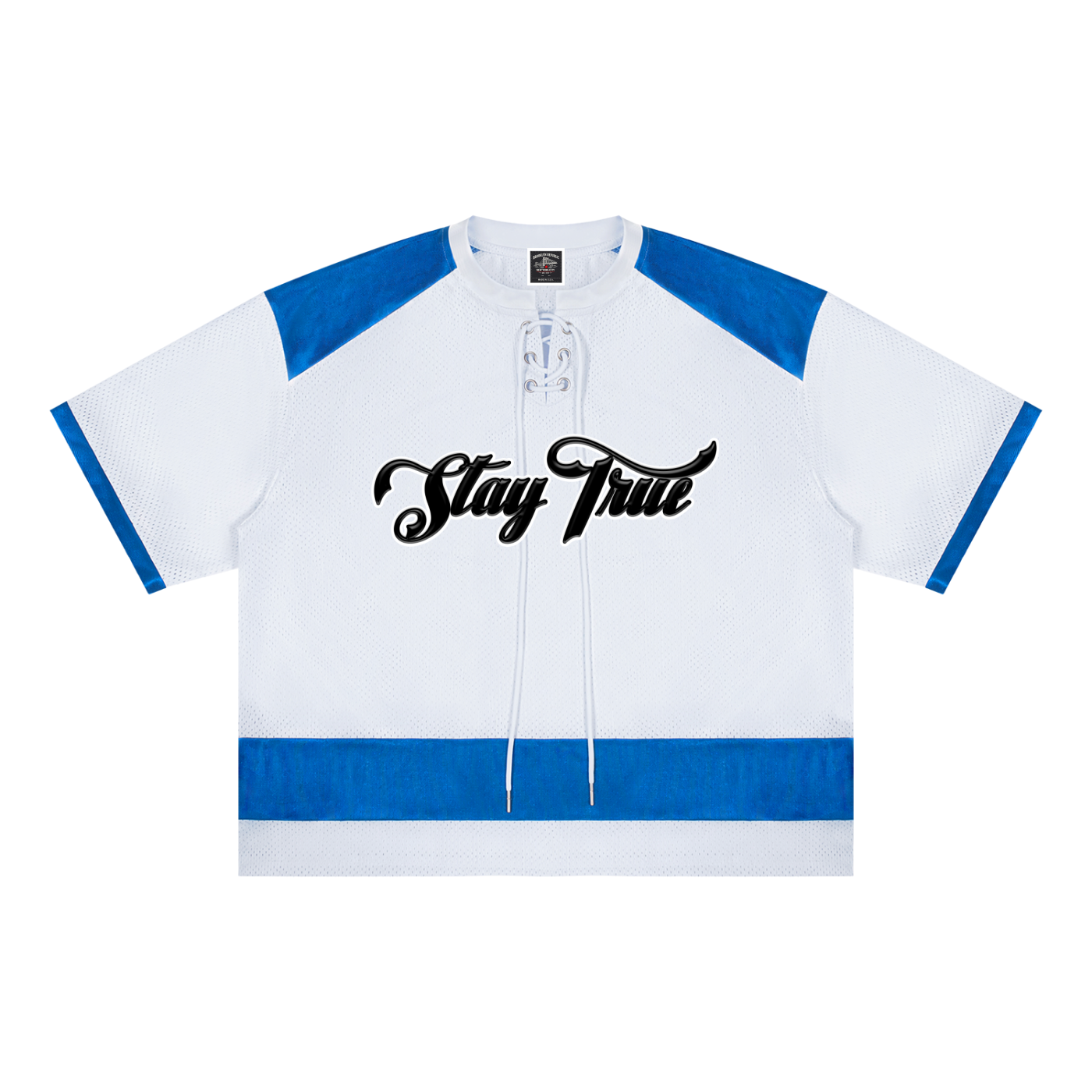 Brooklyn Republic essentials™ Raglan Sleeve Mesh Boxy T-Shirt