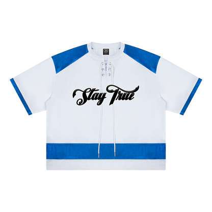 Brooklyn Republic essentials™ Raglan Sleeve Mesh Boxy T-Shirt